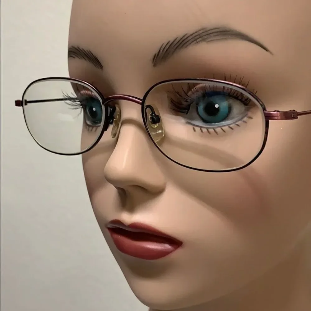 🌷Geoffrey Beene Eyeglass Frame Full Rim Burgundy